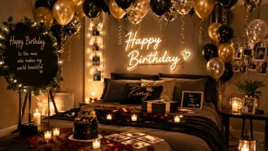 Birthday Set Up Ideas For Him: Ideas to Create an Unforgettable Celebration He’ll Truly Love (2026) 29 Elegant Birthday Set Up Ideas For Him featuring balloons, candles, personalized décor and surprise birthday decorations