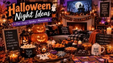 Halloween Night Ideas for 2026: 35 Fun, Cozy, and Memorable Ways to Celebrate 3 Halloween night ideas featuring a cozy Halloween celebration